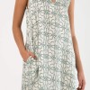 Viridis Monogram Elbise Yeşil S/M
