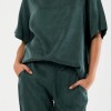 Viridis Bluz Düz Yeşil S/M