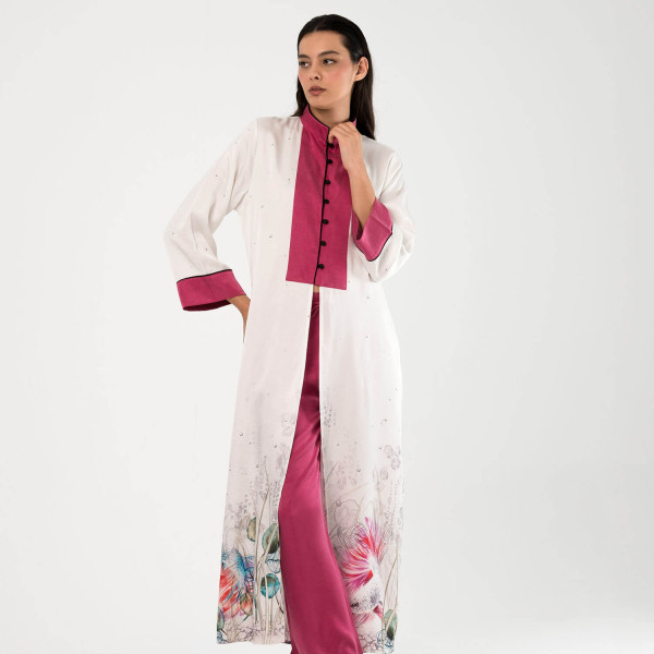 Rosea Kaftan Eteği Sulu Balıklı L/XL