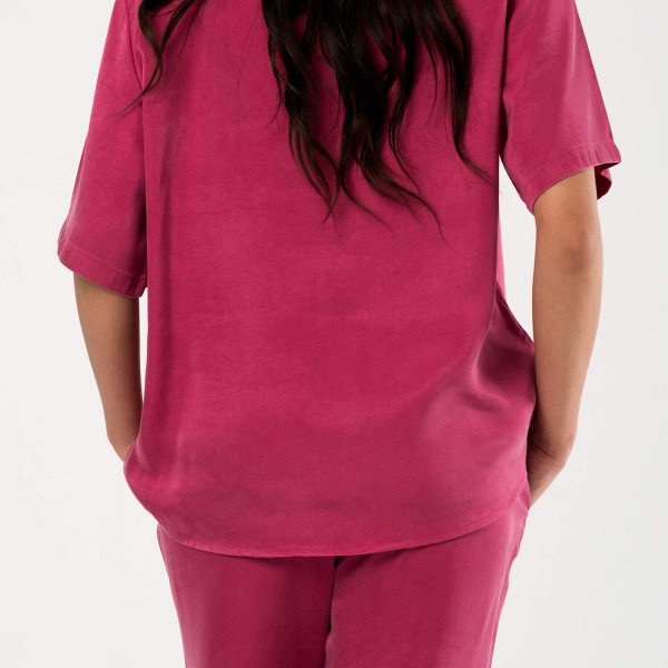 Rosea Pantolon Düz Pembe S/M