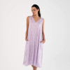 Vas Monogram Elbise Lila S/M
