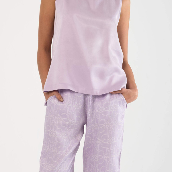 Vas Monogram Pantolon Lila S/M