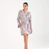 Pavo Midi Kimono Tavuskuşu Desen