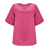 Rosea Bluz Düz Pembe L/XL