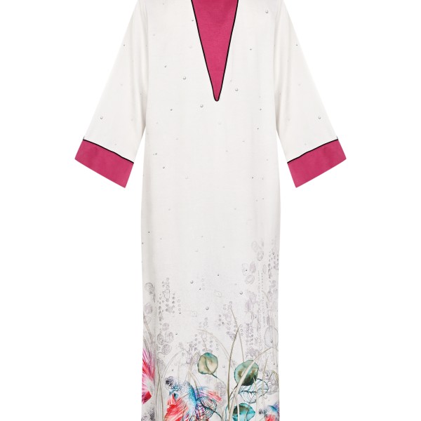 Rosea Kaftan Eteği Sulu Balıklı L/XL