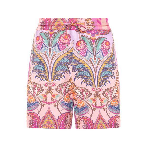 Rosea Şort Pembe Çizgisel Desen L/XL