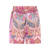 Rosea Şort Pembe Çizgisel Desen L/XL