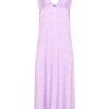 Vas Monogram Elbise Lila S/M