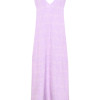 Vas Monogram Elbise Lila S/M
