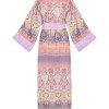Vas Uzun Kimono Şal Desen