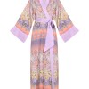 Vas Uzun Kimono Şal Desen