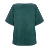 Viridis Bluz Düz Yeşil S/M