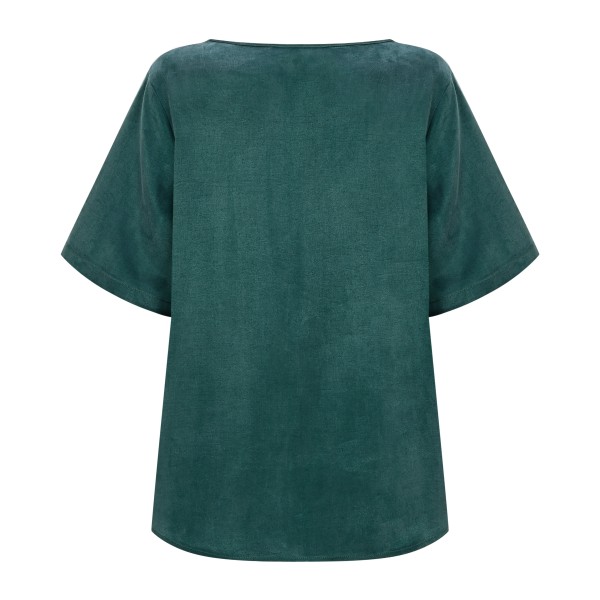 Viridis Bluz Düz Yeşil S/M