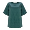Viridis Bluz Düz Yeşil S/M
