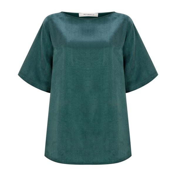 Viridis Bluz Düz Yeşil S/M