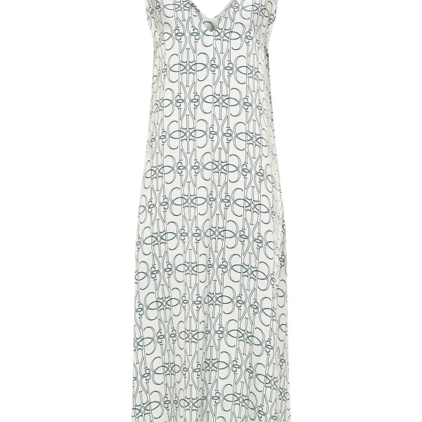 Viridis Monogram Elbise Yeşil S/M